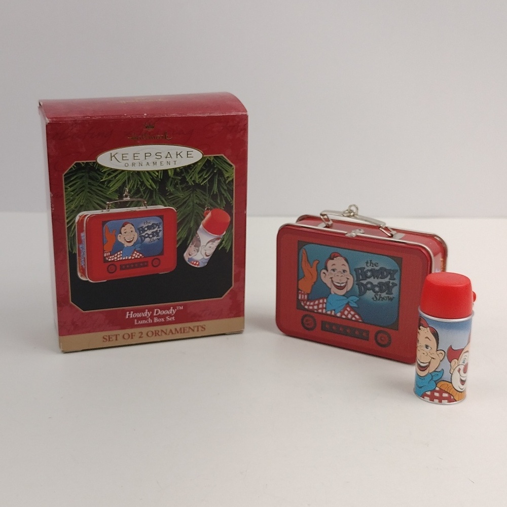 Hallmark Howdy Doody Lunch Box Ornament Set